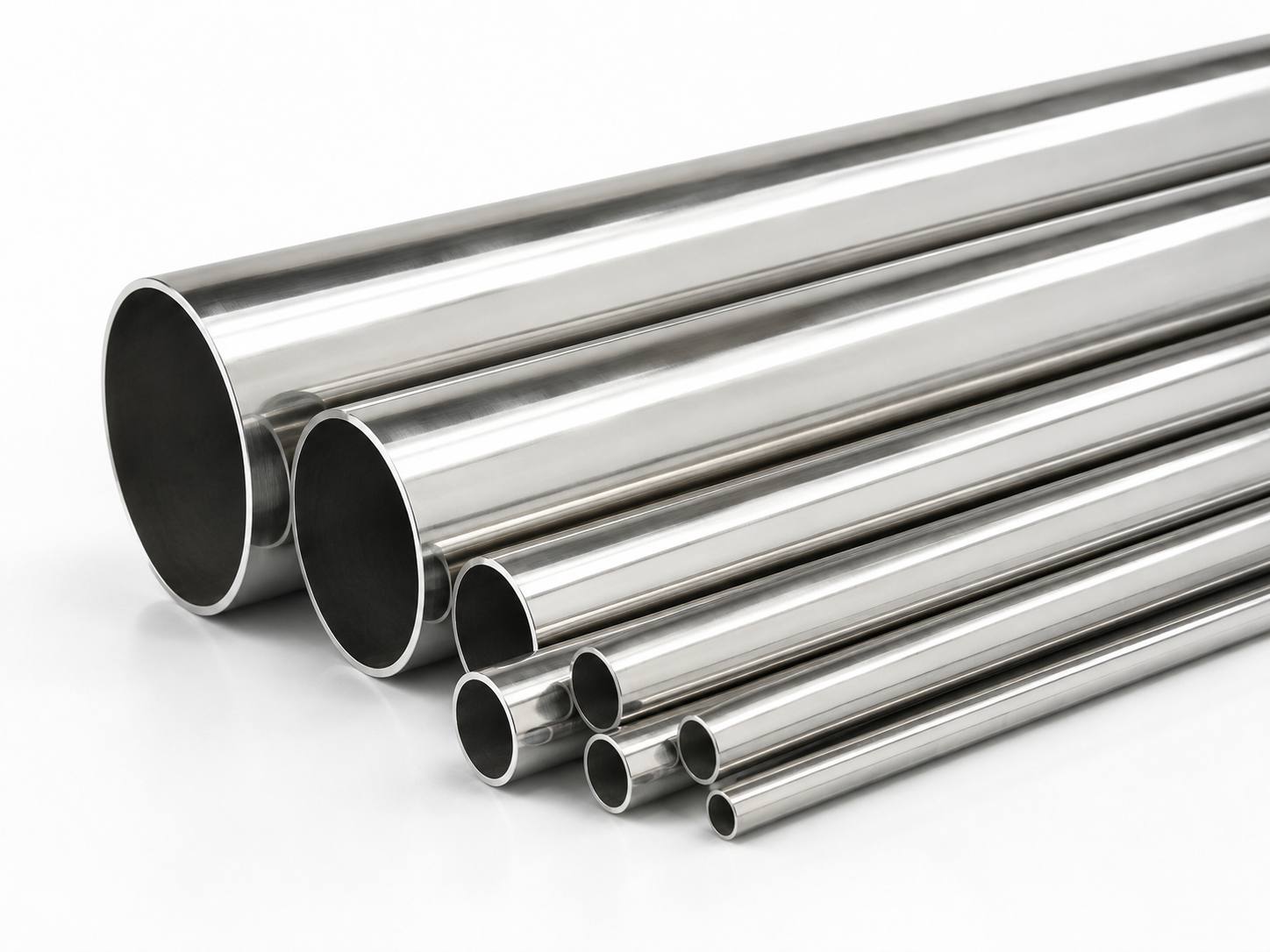Stainless steel pipes polished seamless industrial tubing