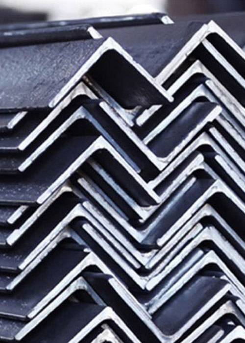 a stack of metal beams